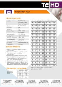 MAGNARO® float rope | Specialist in Ropes | TEHO Ropes Europe